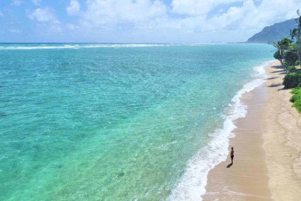 Luxury Beachfront Condo Hau'ula Esterno foto